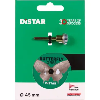 Řezný kotouč Diamantový řezný kotouč se stopkou DISTAR BUTTERFLY 45mm na dlažbu do 12mm