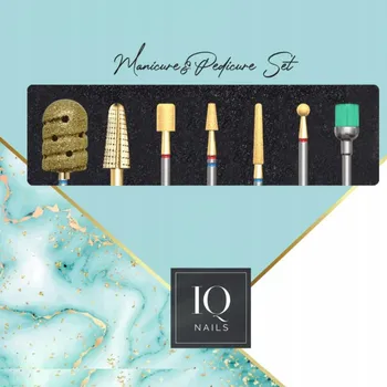 IQ NAILS SADA FRÉZ NA MANIKÚRU PEDIKÚRU KARBIDOVÁ DIAMANTOVÁ FRÉZA Č..25