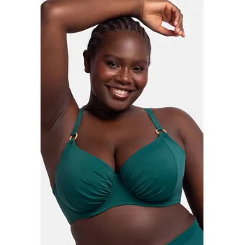 Dámské plavky Dorina Mali plavková vyztužená podprsenka s kosticí zelená - DORGE0084/zelená / 80 / D DOR3A034-GE0084