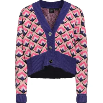 Dámský svetr PINKO Jacquard Multicolor svetr L Fialová