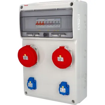 modulární přístroj a rozvaděč FAMATEL Zásuvková skříň ZSF20001010.0 /3952 IP54 V820