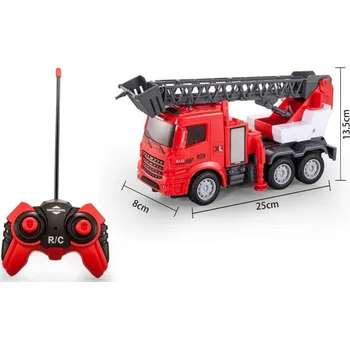autíčko Alltoys RC hasiči se žebříkem