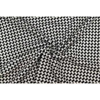 Směsový úplet černo-bílá kohoutí stopa