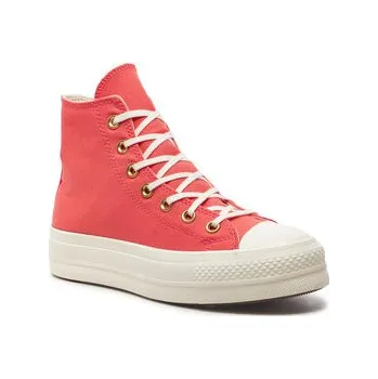 Dámská obuv Converse Plátěnky Chuck Taylor All Star Lift Platform Canvas A09914C Růžová 37_5