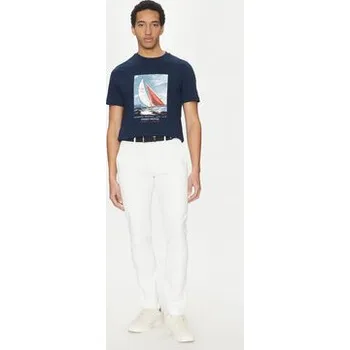 Pánské oblečení Tommy Hilfiger Chino kalhoty Bleecker MW0MW26619 Bílá Slim Fit 38_32