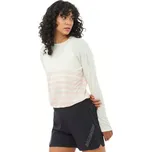 Salomon Sense Aero LS Tee GFX W LC2695100 - icicle/neon flame XL