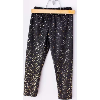 VELVET LEGÍNY LILY GREY – BLACK/GOLD 140