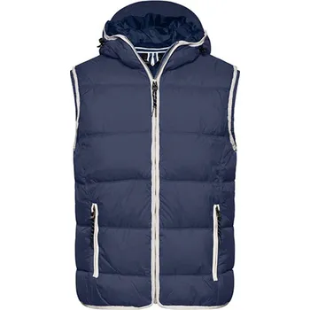 Pánská vesta James&amp;Nicholson Pánská prošívaná vesta JN1076 Navy-White S