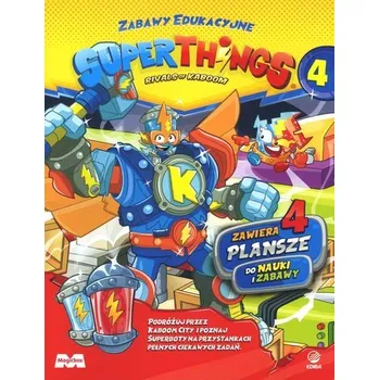 První čtění SuperThings Zabawy edukacyjne 4 + 3 figurki - opracowanie zbiorowe