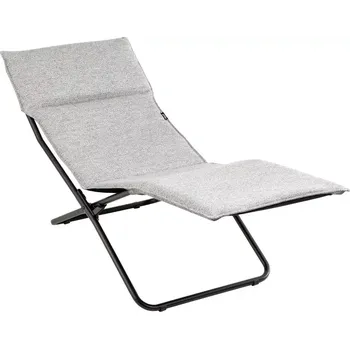 Zahradní lehátko Skládací lehátko Lafuma Mobilier BAYANNE chaise lounge Tundra šedá Granit