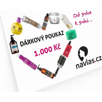 Dárková krabička Dárkový poukaz NaVlas.cz v hodnotě 1.000,- Kč