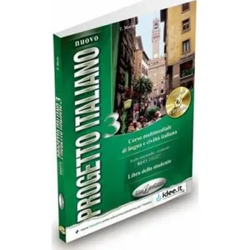 Italský jazyk Nuovo Progetto Italiano 3 Libro Dello Studente + CD-ROM
