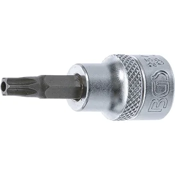 Bit BGS 2574, Nástrčná hlavice | 10 mm (3/8") | T-profil (pro Torx) s otvorem T30
