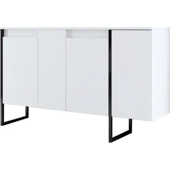 Komoda Komoda BILLY, bílá/černá + vyzvednutí ZDARMA