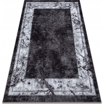 Koberec KOBEREC PROTISKLUZOVÝ KOBEREC 80x150 RÁMEČEK MRAMOROVÝ ČERNÝ #BR444