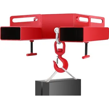 Paletový vozík Zvedací hák pro vysokozdvižný vozík VEVOR 3 tuny s nosností 6000 liber/3000 kg, vysokozdvižný vozík, otočný hák, mobilní jeřáb, příslušenství pro vysokozdvižné vozíky