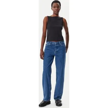 Calvin Klein Jeans Top Logo J20J225314 Černá Regular Fit XL