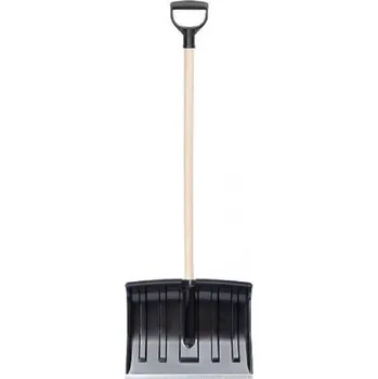 Hrablo na sníh Hrablo na sníh ECO černé, 32x41cm, dřevěná násada