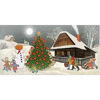 ALBI Vánoční přání - Radovánky před chalupou