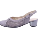 OBUV JANA ČR Boty JANA 3050 šedé dámské kožené lodičky Velikost: 37