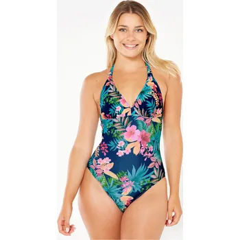 Dámské plavky OLAIAN Dámské jednodílné plavky Clea Borabora XL-2XL MODRÁ