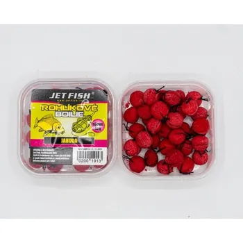Boilies Rohlíkové boilie Jet Fish 40g - Broskev