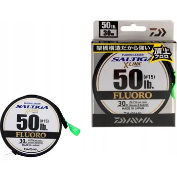 Vlasec Daiwa Saltiga X'Link Fluorocarbon Leader 0,98 mm x 30 m