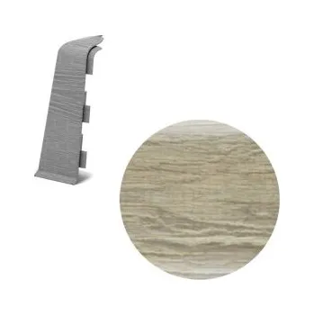 soklová lišta Salag AC AP28/1 vnější růžek k soklové liště SG75, PVC Dub jantarový, 1 ks