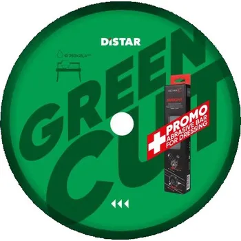 Řezný kotouč Diamantový kotouč DISTAR 7D GREEN CUT 250x1,6/1,2x25,4 + ostřící kámen ABRASIV.