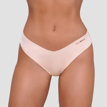 Kalhotky GymBeam Bezešvé kalhotky 3Pack Beige XS