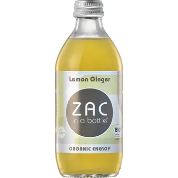 Energetický nápoj ZAC Kofeinový nápoj Citron zázvor 330 ml bio