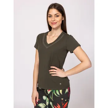 Dámské tričko MILGRITA khaki XL