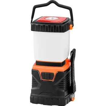 Svítilna VEVOR LED kempingová svítilna, vše v jednom, 1000LM, 360° osvětlení, 4 režimy svícení, napájená z baterie, robustní venkovní svítilna, vyrobená pro dlouhou životnost, ideální pro turistiku, rybaření, výpadky a opravy.