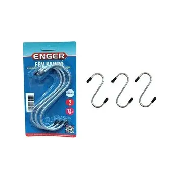 Věšák Háček S chrom 12,5cm 3ks ENGER