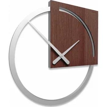 Hodiny Designové hodiny 10-124 natur CalleaDesign Karl 45cm (více dekorů dýhy) Dýha wenge - 89