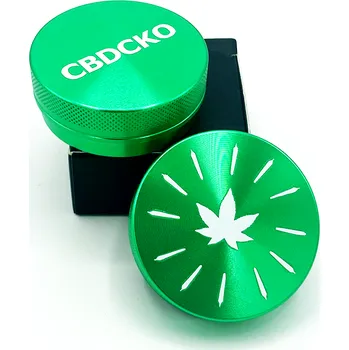CBD Zelená drtička CBDčko - malá, kovová, magnetická Design: Jointy