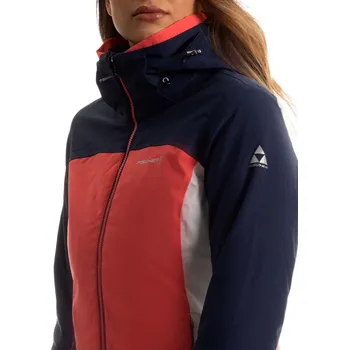 Bunda lyžařská Fischer Calista Velikost: 40 lososová/tmavě modrá/bílá