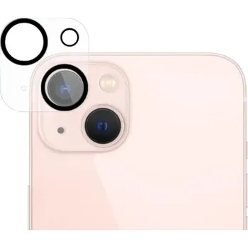 Tvrzené sklo s černými okraji k ochraně čoček zadního fotoaparátu pro iPhone 13 / 13 mini