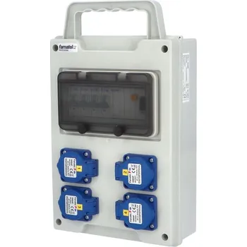 modulární přístroj a rozvaděč FAMATEL Skříň EB366-EB 400000.1 /8M zásuvková přenosná eb366