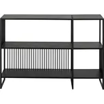 Černá knihovna v dekoru kamene 120x83 cm Strington – Actona ID_1653682