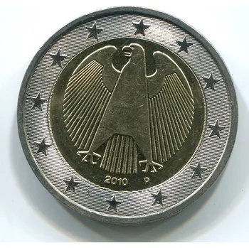 Sběratelství NĚMECKO. 2 euro 2010/D.