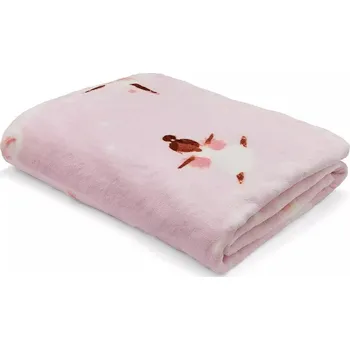 deka Růžová dětská deka z mikroplyše 130x170 cm Dancing Fairies – Catherine Lansfield ID_1559346