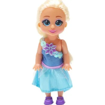Panenka Funville Dreameez mini princezna v kornoutku blond vlásky a modré šaty