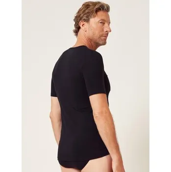 Huber T-Shirt 110053 Černá Slim Fit M