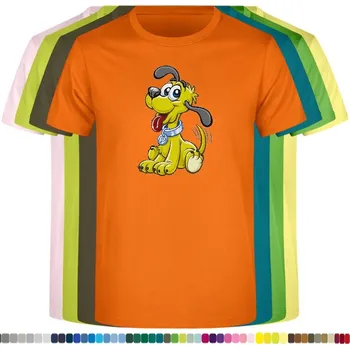 detske-levne-bavlnene-tricko-potisk-pes-Pluto Barva: Orange - oranžová, velikost: 104