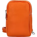 Luxusní dámské kožené MINI crossbody Lucho, oranžová