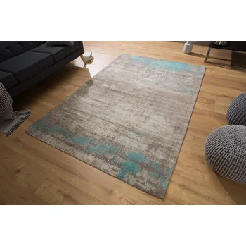 Koberec Bavlněný koberec - Modern Art 240x160 cm, šedomodrý