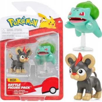 Figurka Pokémon sada figurek - Battle 2Pack (Litleo, Bulbasaur)