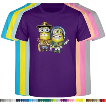 detske-levne-bavlnene-tricko-potisk-mimon-Woody-Buzz Barva: Purple - purpurová, velikost: 128