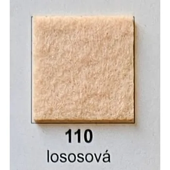 vysivaci.cz FILC pro vyšívání nášivek a aplikací, š. 112cm, tloušťka cca 1mm, barva č. 110 lososová bal: 1 metr šíře 112cm